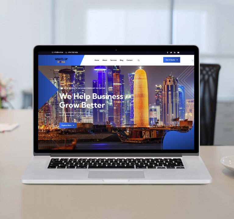 Custom website design showcase