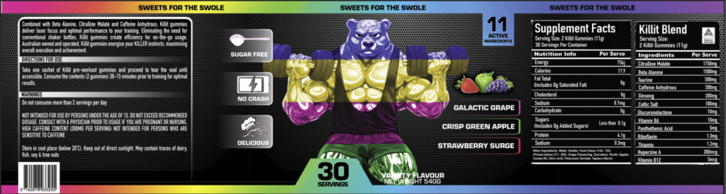 Killit Gummies Packaging