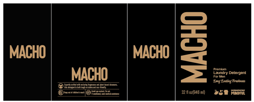 Men Laundry Detergent Packaging