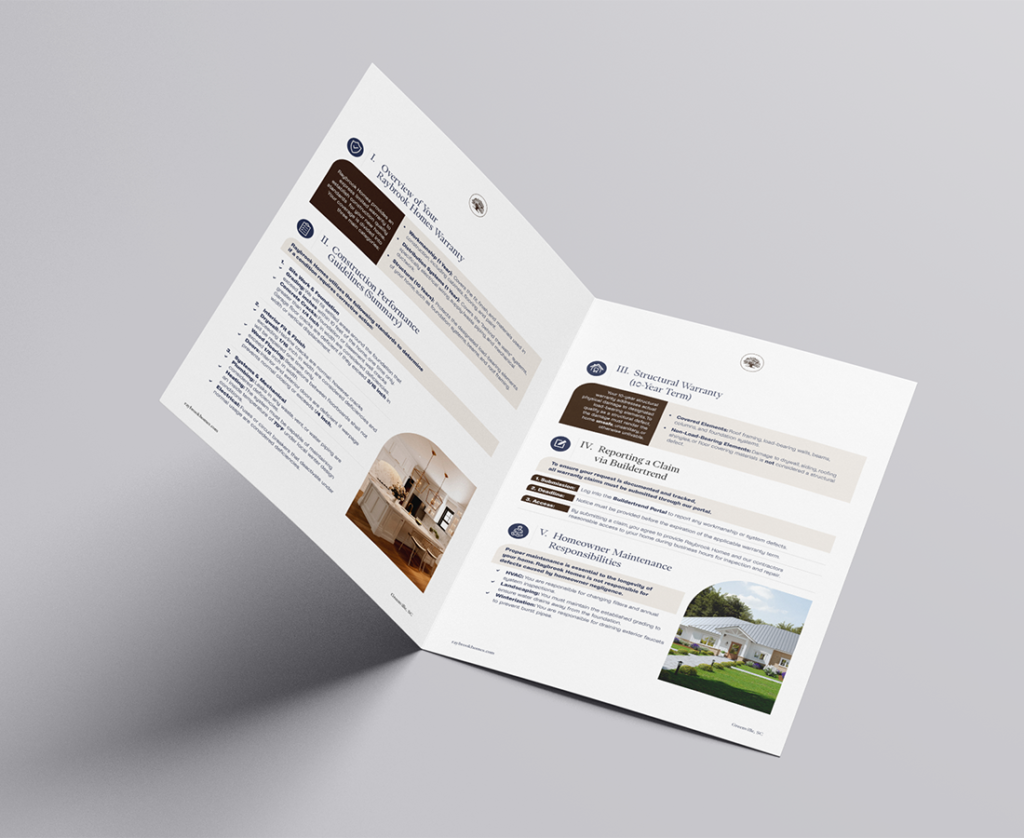 Raybrock Brochure Design