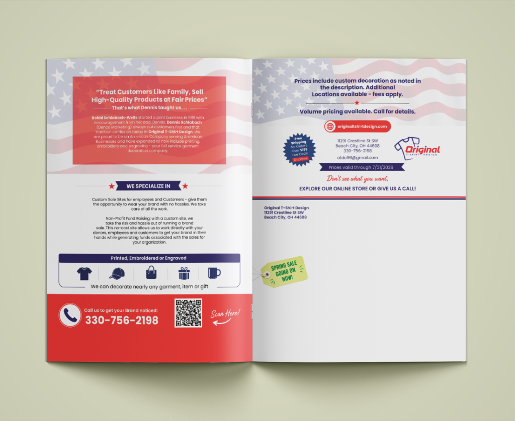 Original T Shirt Brochure